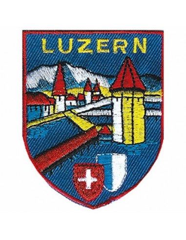 Motive gestickt Ansicht Kapellbrücke Luzern