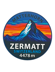Klebemotiv rund Zermatt...
